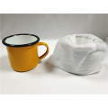 Carbon Steel Rolling Rim Enamel Mug